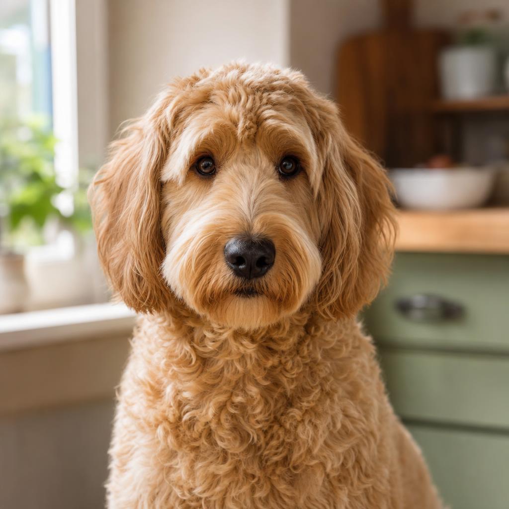 Charlie, a Goldendoodle who loves CoCoBelle