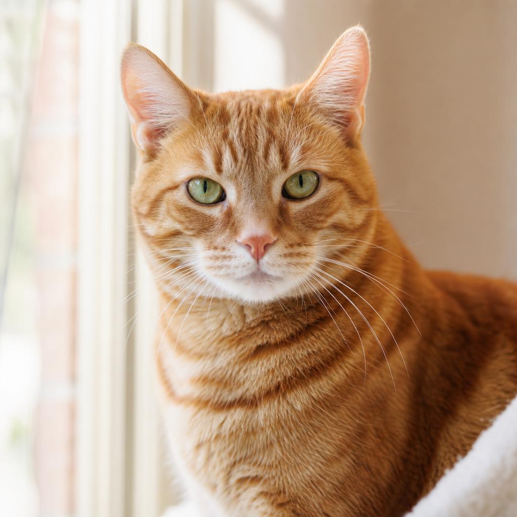 Luna, a Orange Tabby who loves CoCoBelle
