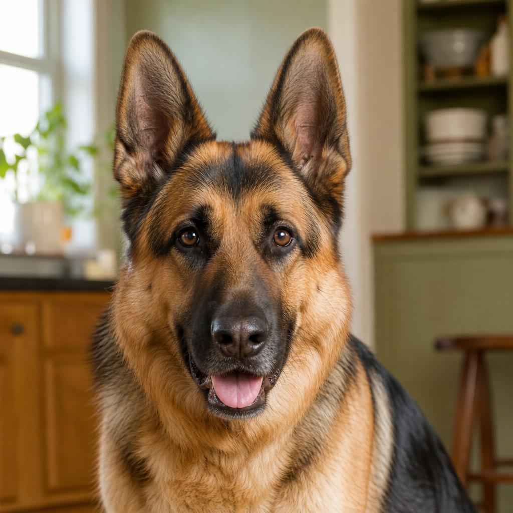 Max, a German Shepherd who loves CoCoBelle